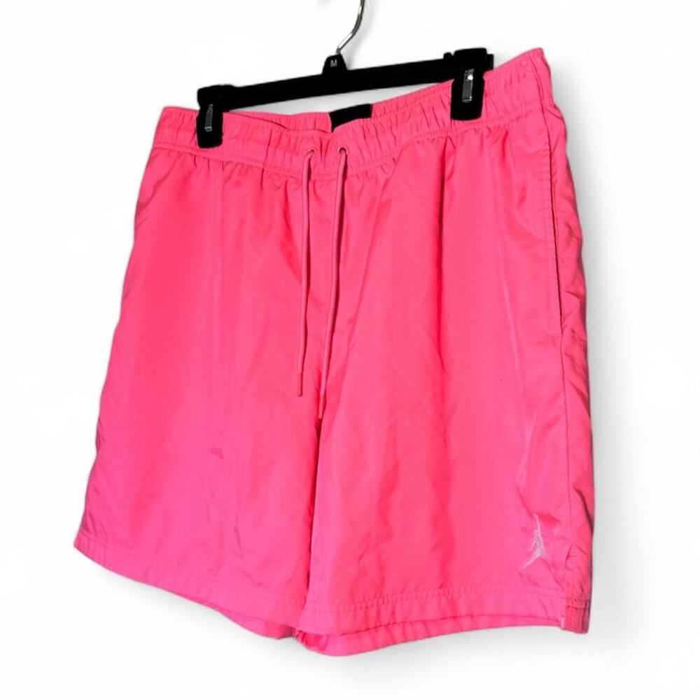 Jordan Hot Pink Swim Trunks Shorts Mens L Beachy Summer Vacation